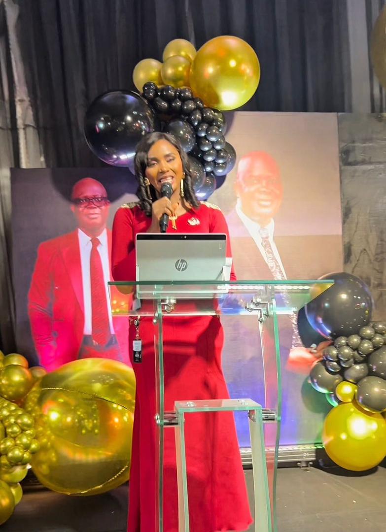 MC Priscyvibes at a corporate event